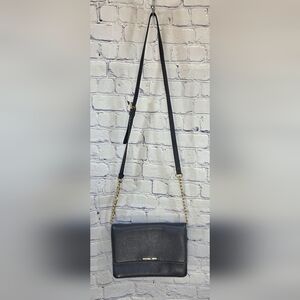 Authentic Michael Kors Blue and Gold Crossbody Bag